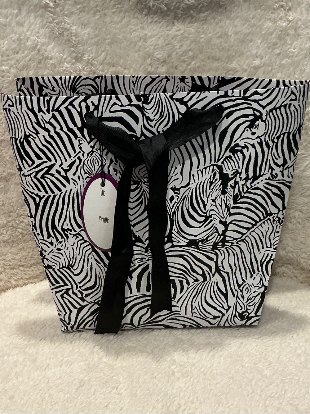 Zebra Gift Bag Collection - 2 - Picture 2 of 3